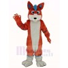 Orange and Blue Husky Dog Fursuit Mascot Costume
