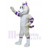 Greamy and Purple Husky Dog Fursuit Mascot Costumes Animal 