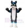 Gray and Blue Husky Dog Fursuit Mascot Costumes Animal