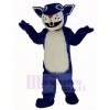 Dark Blue Wildcat Mascot Costume Animal
