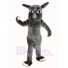 Muscle Gray Rhino Mascot Costume Animal