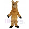 Brown Alpaca Sheep Mascot Costume Animal