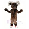 Dark Brown Sport Ram Mascot Costume Animal