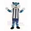 Blue Tiger Mascot Costume Animal