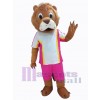 Lion mascot costume