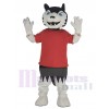 Wolf mascot costume