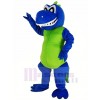 Smiling Blue Dragon Mascot Costume Animal