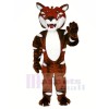 Dark Brown Wild Cat Mascot Costumes Animal