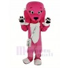 Pink Dog Mascot Costume Animal