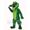 Smiling Alligator Mascot Costume Adult