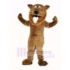 Brown Lion with White Beard Mascot Costume Animal