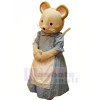 Virtuous Mouse in Dress Mascot Costumes Cartoon	