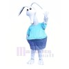 White Aardvark Mascot Costumes Cartoon