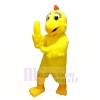 Yellow Chicken Hen Mascot Costumes Cartoon