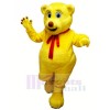 Yellow Cute Teddy Bear Mascot Costumes Cartoon	