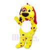 Yellow Puppy Dog Mascot Costumes Cartoon