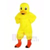 Strong Yellow Duck Mascot Costumes Cartoon	