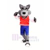 College Wolf Mascot Costumes Cartoon	