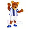 Lovely College Brown Wolf Mascot Costumes Cartoon