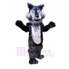 Plush Grey Wolf Mascot Costumes Cartoon