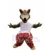 Funny Sport Wolf Mascot Costumes Cartoon