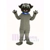 Gray Puppy Dog Mascot Costume