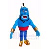 Blue Elf Genie Mascot Costume Cartoon