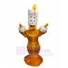 Funny Character Lumiere Mascot Costume Cartoon	