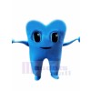 Blue Tooth Mascot Costume Cartoon