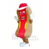 Delicious Fast Food Hot Dog Mascot Costume Cartoon