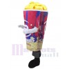 Popcorn mascot costume