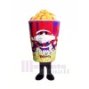Funny Popcorn Mascot Costume Cartoon