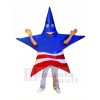 American Patriot Star Mascot Costume Cartoon	