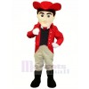 Best Quality Patriot with Red Coat Mascot Costume