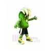 Funny Green Wave Mascot Costume Cartoon 
