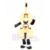 Funny Guitar Mascot Costume Cartoon 