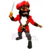 High Quality Pirate with Red Coat Mascot Costume People