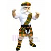 Strong Muscle Highlander Mascot Costume People	