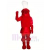 Fashion Red Knight Mascot Costume People