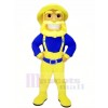 Old Mariner with Yellow Hat Mascot Costume People