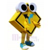 Road Sign Mascot Costume Cartoon