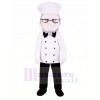 Chef with Glasses Mascot Costume People