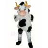 Cow with Golden Horns Mascot Costume Cartoon	