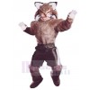 Bobcat mascot costume