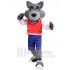 Wolf mascot costume