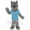 Wolf mascot costume