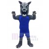 Wolf mascot costume