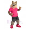 Wolf mascot costume