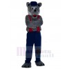 Wolf mascot costume