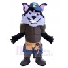 Wolf mascot costume